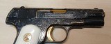Colt 1908 Engraved wit display case - 6 of 11