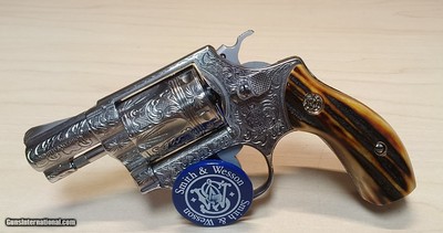 Engraved Smith & Wesson Model 60 with Stag grips