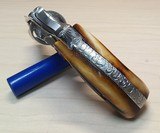 Engraved Smith & Wesson Model 60 with Stag grips - 8 of 15