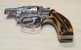 Engraved Smith & Wesson Model 60 with Stag grips - 14 of 15