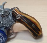 Engraved Smith & Wesson Model 60 with Stag grips - 2 of 15