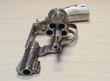 Smith & Wesson model 60 with Stag grips Engraved - 12 of 14