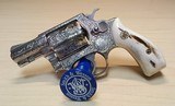 Smith & Wesson model 60 with Stag grips Engraved