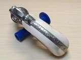 Smith & Wesson model 60 with Stag grips Engraved - 9 of 14