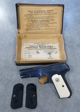 Colt 1903 .32 Rimless with Ivory grips and original box