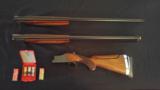 Winchester 101 Two Barrel Trap Set 32” O/U and 34” Unsingle Barrels Adjustable Stock Great Condition - 1 of 9