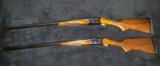 Mint Condition Baikal 20/28 Gauge Side-by-Side Two Gun Set w/Browning Hard Case - 9 of 12