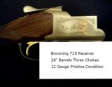 Browning 725 Citori 12 28" Barrels w/chokes Three (3) - 6 of 11