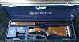 Beretta DT-10 Trident 12 Gauge 32 exhibition Grade Wood; as new from Beretta. Eight Chokes - 2 of 13
