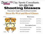 Decot Hy-Wyd Shooting Glasses in Plano, Single Vision & Prescriptions Lenses at Great Pricing - 8 of 14