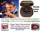 Decot Hy-Wyd Sporting Glasses Plano Clays 3 Lens Package w/Case On Sale - 1 of 12