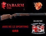 Fabarm LH RS-12 Sporting QRR Floating30“ Barrel Shotgun w/Case w/Extra Rib Like New! - 1 of 15