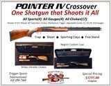 New Pointer IV Crossover Four Gauge, All Sport, Clay's Set w/Negrini Case, Briley Tubes, 17 Chokes - 2 of 13