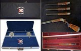 Perazzi Dockwiller Exhibition Grade Four Barrel/Four Tube/ Four Gauge (12,20,28,410) Skeet Set w/Americases & Extra Dockwiller Hydrocoil Stock - 6 of 15