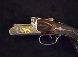 Perazzi Dockwiller Exhibition Grade Four Barrel/Four Tube/ Four Gauge (12,20,28,410) Skeet Set w/Americases & Extra Dockwiller Hydrocoil Stock - 8 of 15