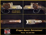 Perazzi Dockwiller Exhibition Grade Four Barrel/Four Tube/ Four Gauge (12,20,28,410) Skeet Set w/Americases & Extra Dockwiller Hydrocoil Stock - 1 of 15