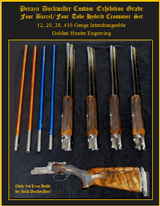 Dockwiller Perazzi Exhibition Grade Hybrid 4 Barrel/Briley Tube Crossover All Clays Set - 12 of 15