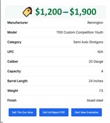 Remington 1100 20 Ga. Dockwiller High Gloss Stock, Customized Trigger - 3 of 15