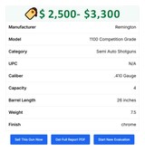 Remington 1100 410 Skeet Dockwiller Tournament Grade Chrome Adjustable Stock - 3 of 15