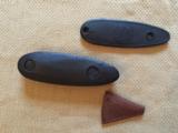 Winchester Butt Plate plus old English leather pad - 3 of 5