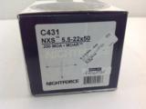 Nightforce NXS 5.5-22x50 .250 MOA MOAR - 1 of 2