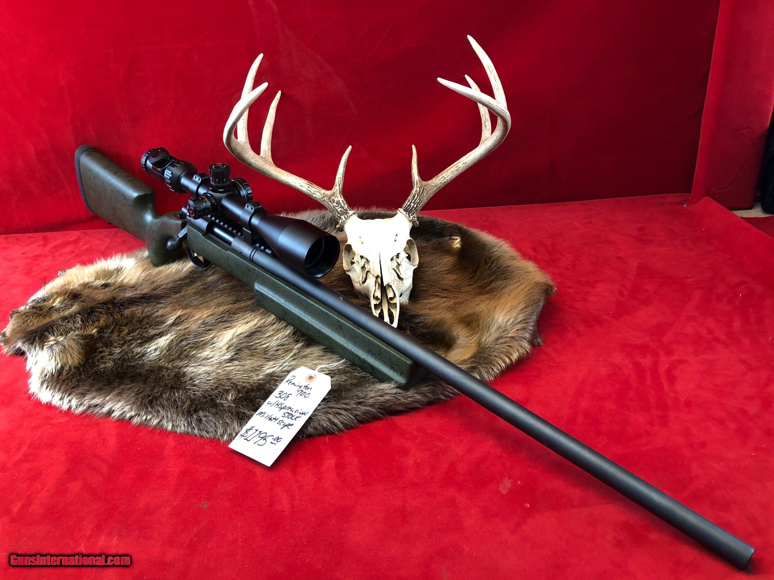 Remington 700 W Hs Precision Stock 308 And Millett Optic 1712