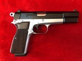 Belgium Browning Hi-Power 40 S&W 2 tone - 1 of 6