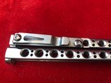 Benchmade Model 44S Tanto Balisong USED - 5 of 7