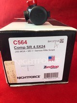 NIB Nightforce Competition SR 4.5x24 NEW - Image 1 of 5