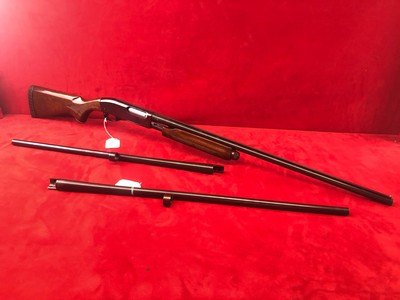 Remington 870 LW 20ga Magnum Wingmaster 3 barrel set - Image 1 of 20