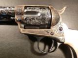 Factory engraved restored Colt 45 from Peacemakers Depot - 2 of 15
