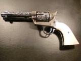 Factory engraved restored Colt 45 from Peacemakers Depot - 1 of 15