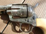 Colt Single action 44-40 etched panel engraved. - 1 of 9
