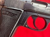 1940 Walther PP R.F.V. Rare Backstrap 7.65mm German WWII Eagle N - 8 of 15