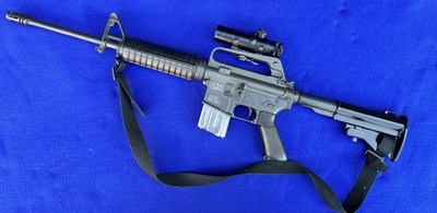 Pre Ban 1982 Colt SP1 Carbine R6001 AR 15 .223 Rem Vintage 16" barrel Colt Early Japan Colt Scope