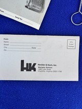 Heckler & Koch HK P7 M8 1988 in Factory Matching Box/Magazines H&K 9mm - 6 of 19