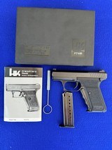 Heckler & Koch HK P7 M8 1988 in Factory Matching Box/Magazines H&K 9mm
