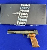 1986 Smith & Wesson Model 41 In Box S&W .22 Rimfire Semi Auto Match Target Pistol - 1 of 20