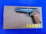 Spanish LLama XI in box 1911A1 9mm Para Stoeger - 1 of 18