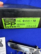 Rare In Box Walther PP Super 9x18 Ultra West German Police 4000 Total - 3 of 20
