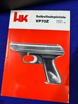 Like New In Box 1980 Heckler & Koch VP 70Z *First polymer pistol* 9mm HK H&K - 9 of 20