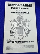 Like New In Box Mitchell Arms P-08 American Eagle LugerOriginal Box and Papers - Rare - 19 of 20
