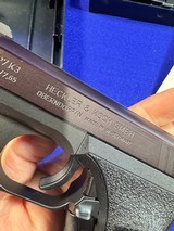 Unfired-In Box Heckler & Koch P7 K3 .380 ACP (9mm Kurz) with .22 L.R. Conversion Kit-NOS - 6 of 20