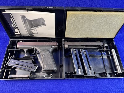 Unfired-In Box Heckler & Koch P7 K3 .380 ACP (9mm Kurz) with .22 L.R. Conversion Kit-NOS