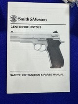 1991 Smith Wesson Model 1066 Third Gen Series:1000 Like New In Box 10mm Stainless - 3 of 20