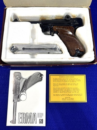 LNIB Erma KGP 69 German Luger .22 LR
