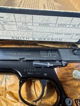 1973 Smith & Wesson Model 39-2 in Box Like New-Curio Relic C&R 9mm Para - 1 of 20