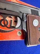 1965 New In Box Colt .25 Auto Junior Colt Papers 2 mags Curio Relic C&R Astra - 7 of 20