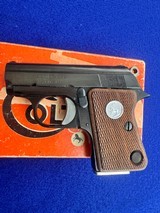 1965 New In Box Colt .25 Auto Junior Colt Papers 2 mags Curio Relic C&R Astra - 4 of 20