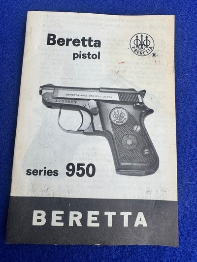 In Box Beretta model 950 BS Jetfire .25 ACP (6.35mm) Italy - Image 18 of 18